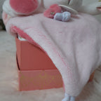 Gâteau de couches - Mini gâteau Lapin blanc et rose