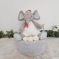 Gâteau de couches - Eléphant couleur savane