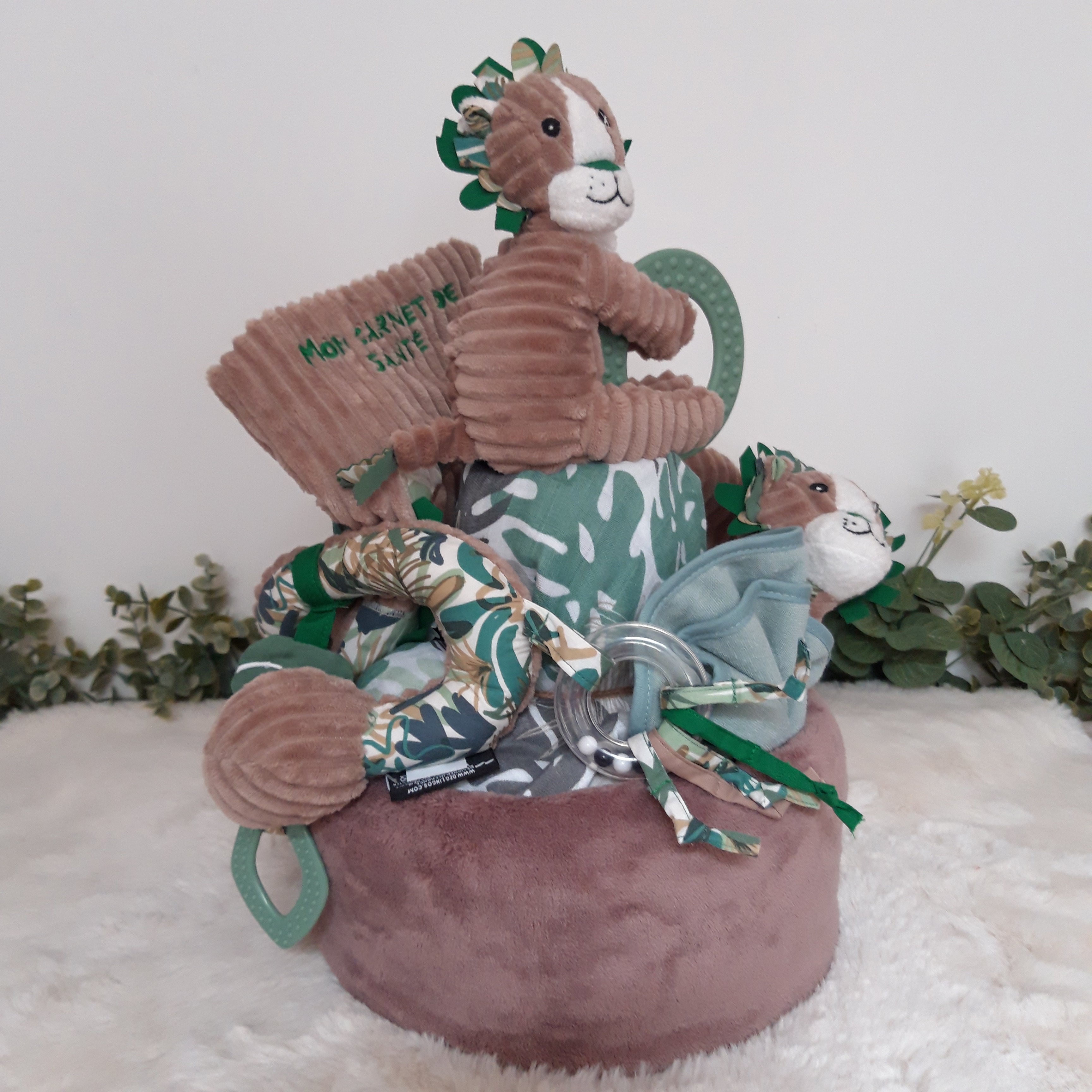 Gâteau de couches - Jélékros le lion