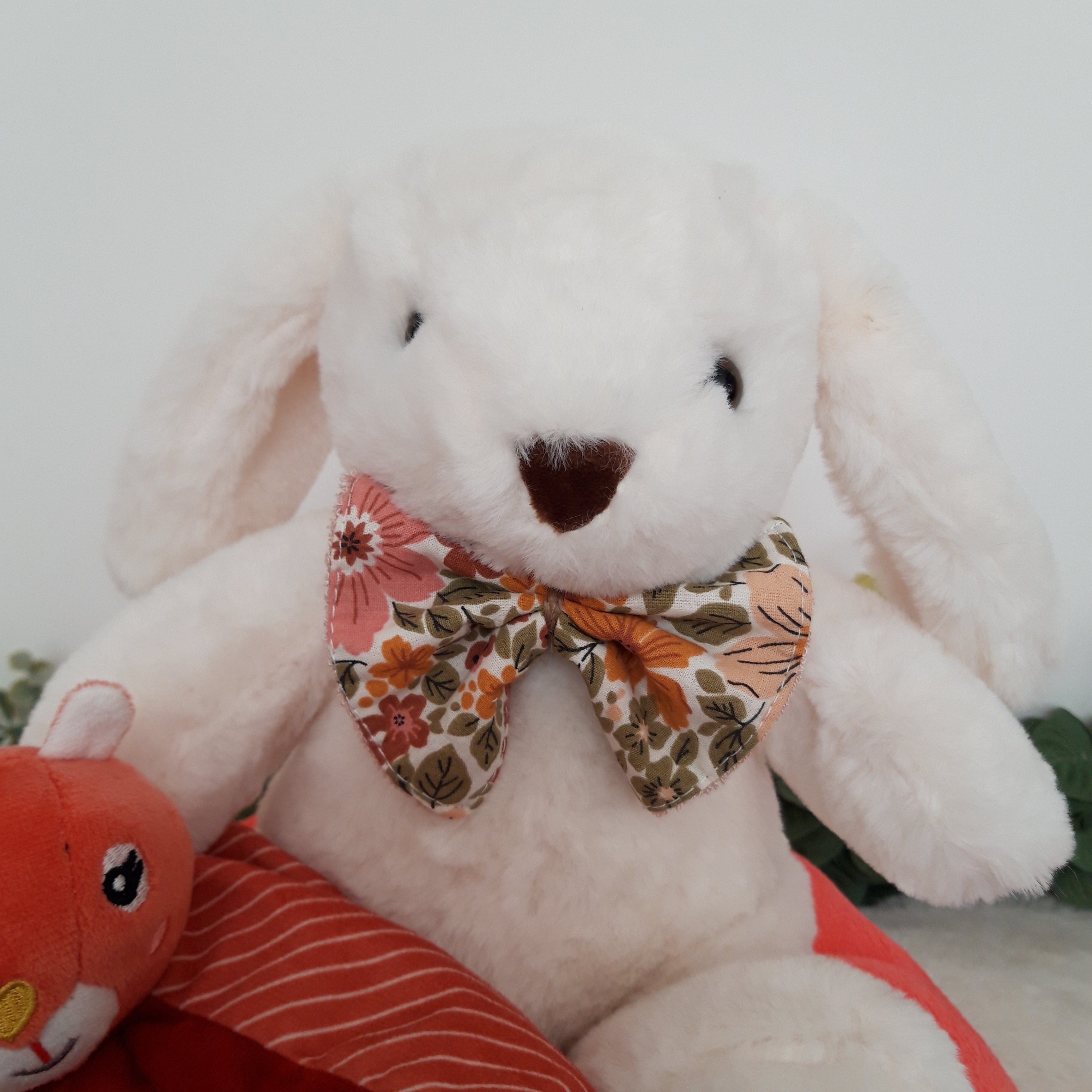 Gâteau de couches - Lapin blanc et écureuil