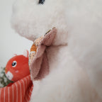 Gâteau de couches - Lapin blanc et écureuil
