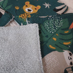 Lot de 5 lingettes jungle