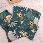 Lot de 5 lingettes jungle