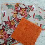 Lot de 5 lingettes éléphant et ours