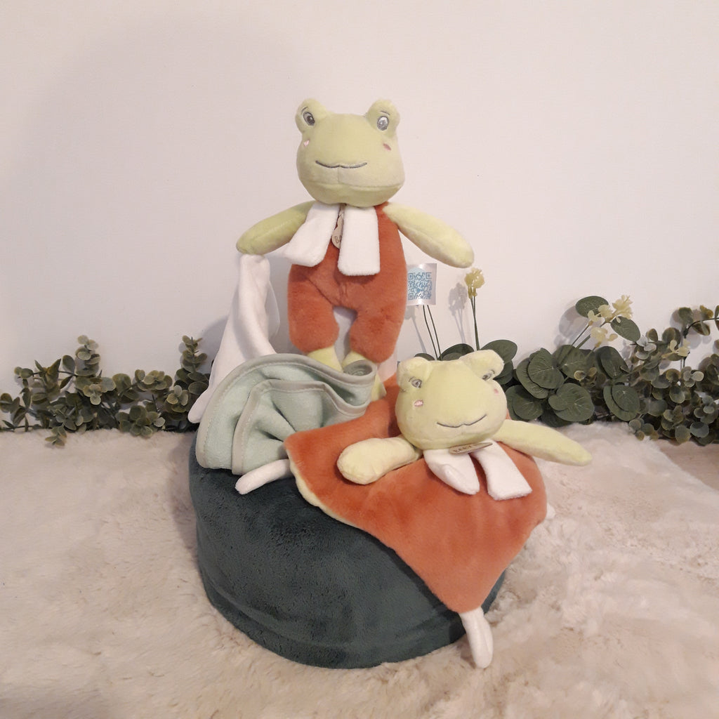 Gâteau de couches - Les grenouilles en folie