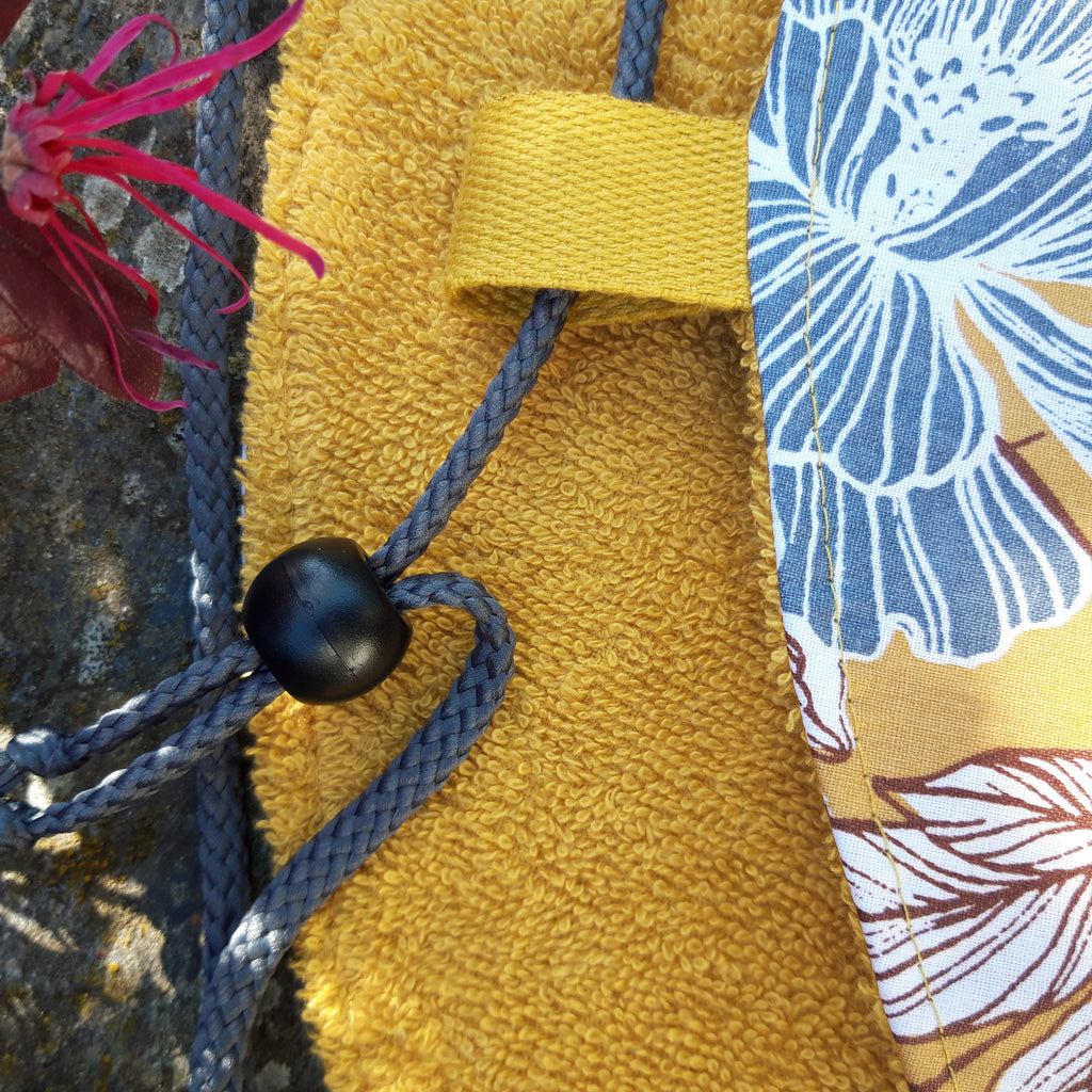 Tapis pieds au sec - Fleurs moutarde