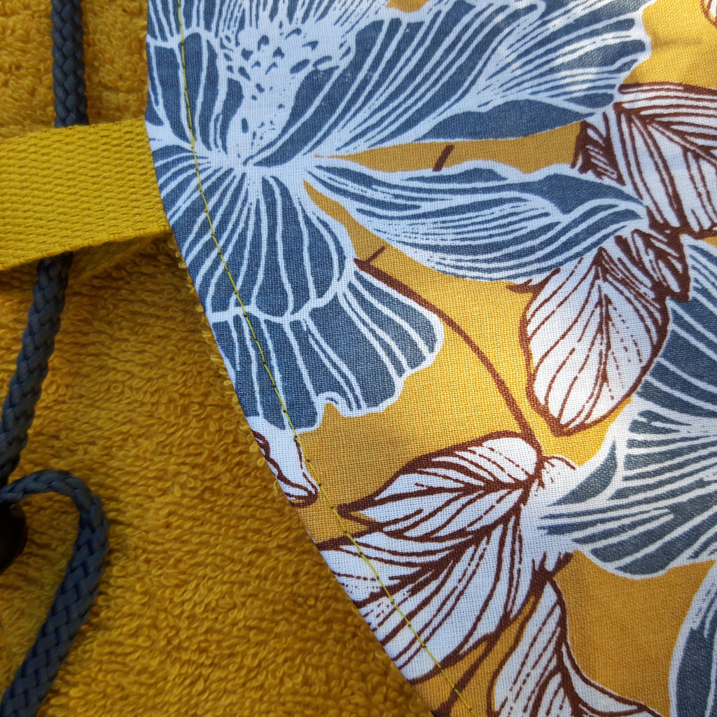 Tapis pieds au sec - Fleurs moutarde
