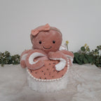 Gâteau de couches -Pieuvre rose
