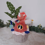 Gâteau de couches -Marionnette Dinosaure orange Lou