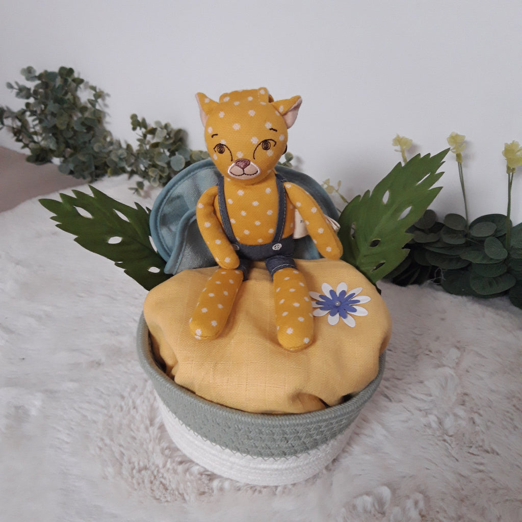 Gâteau de couches -Mini guépard