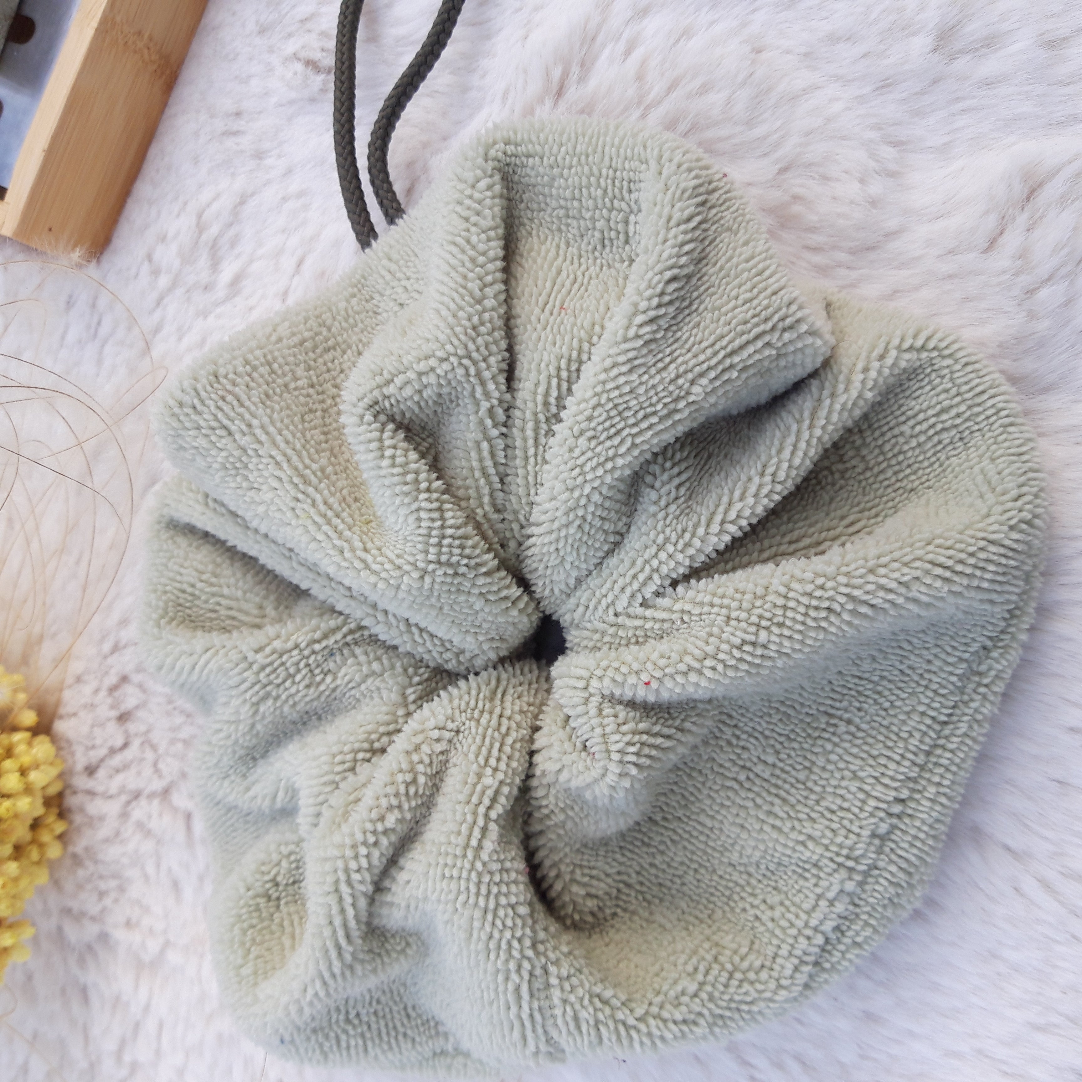 Fleur de douche vert claire