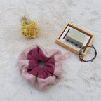 Fleur de douche vieux rose et rose