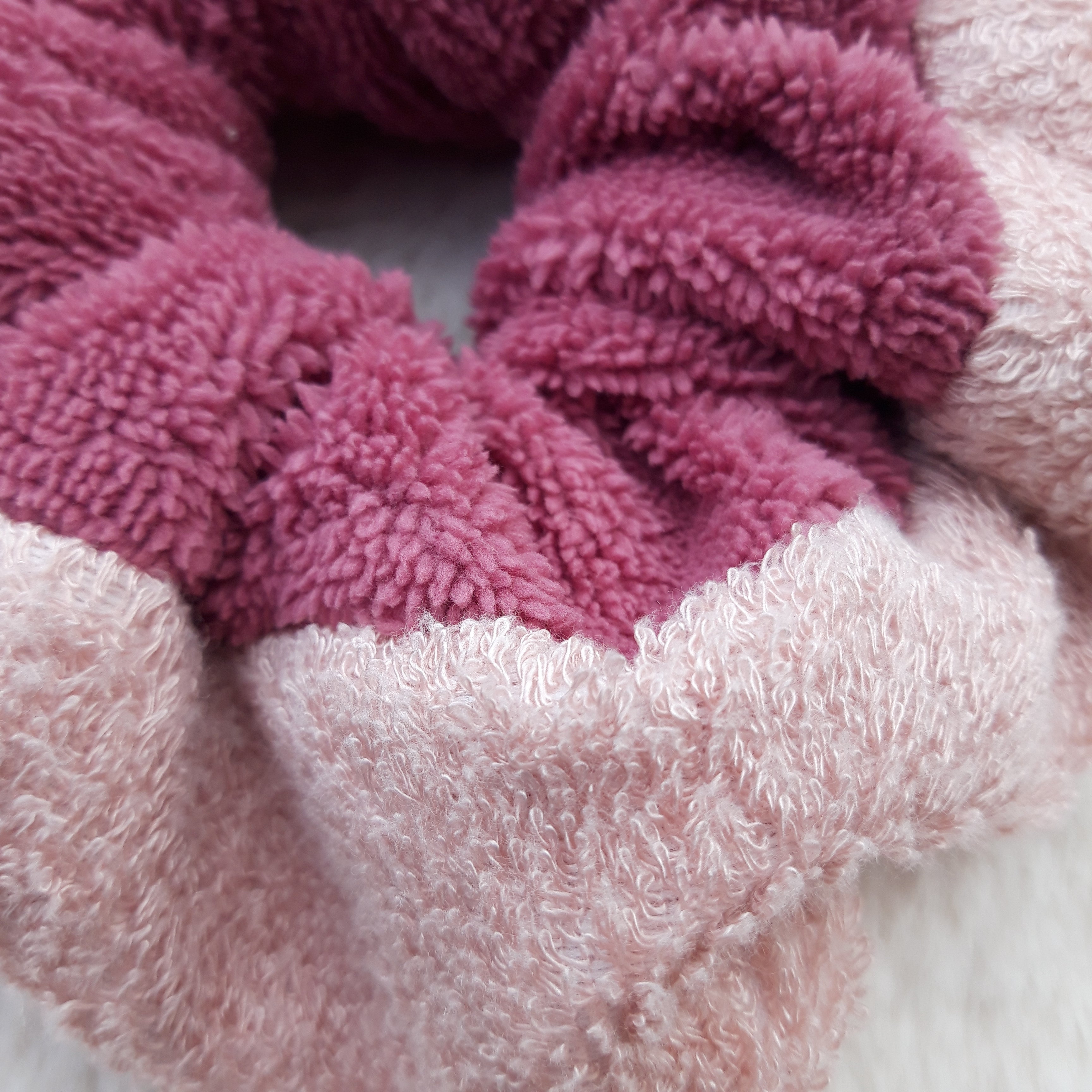 Fleur de douche vieux rose et rose