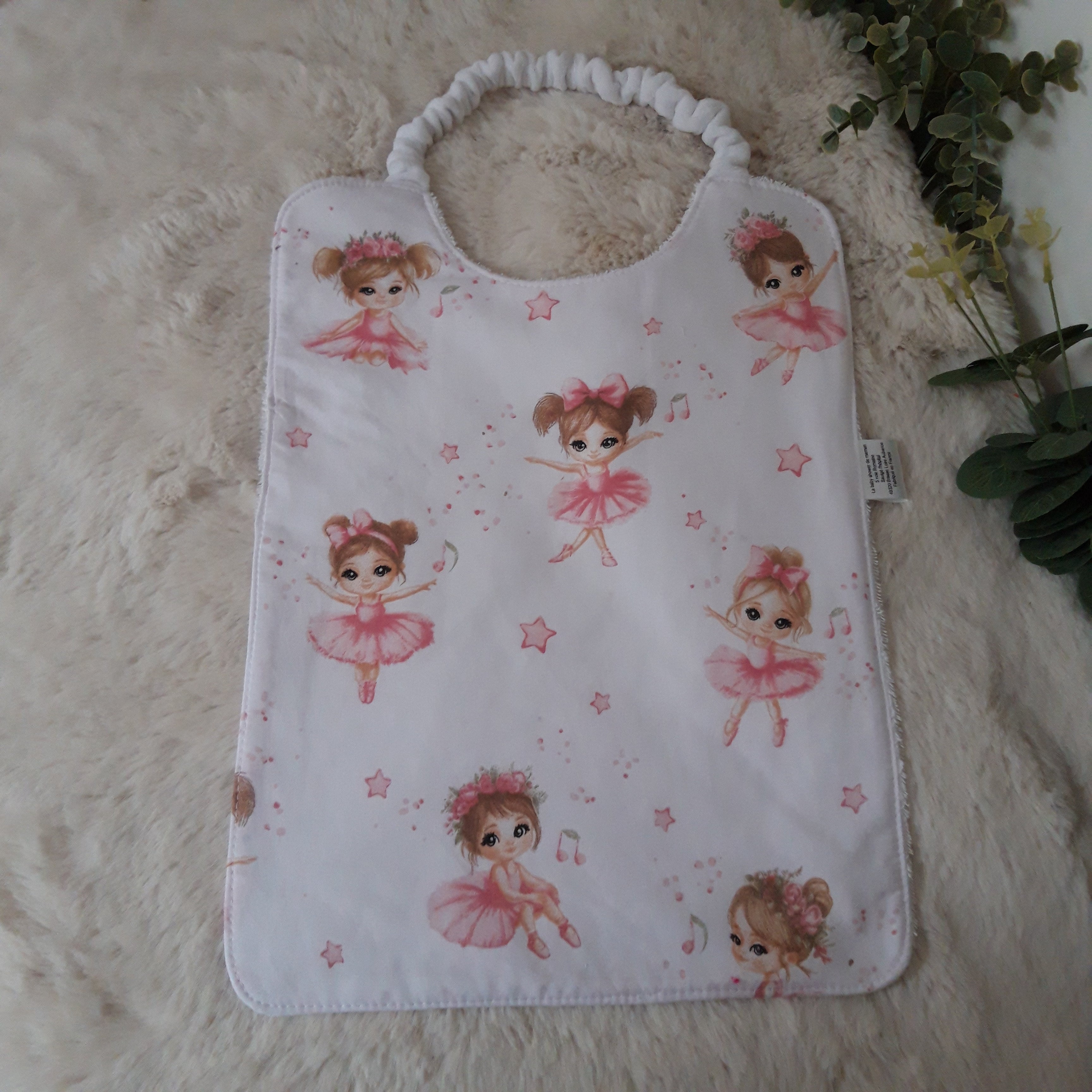 Bavoir élastique ballerine