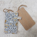 Eponge lavable en toile de jute et coton