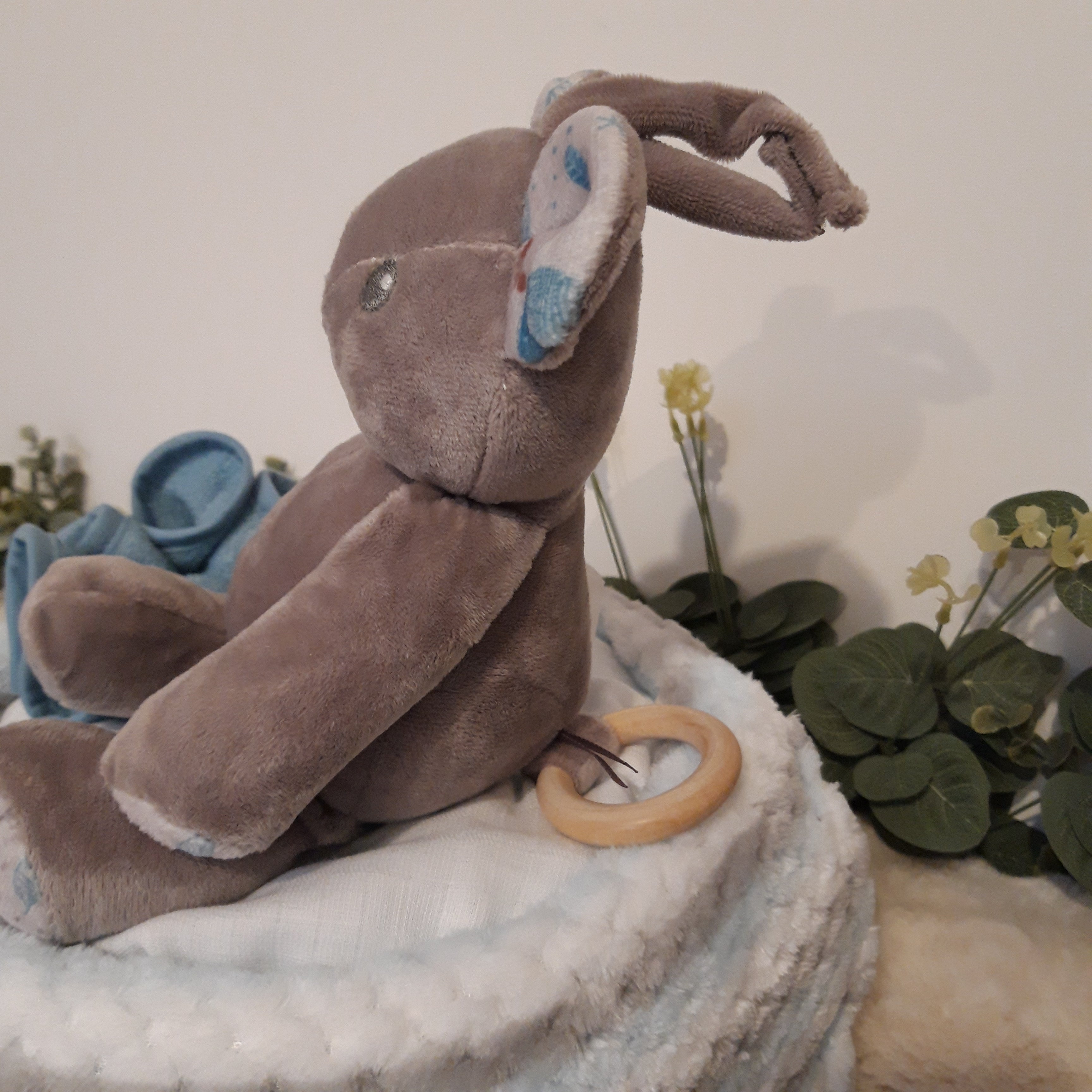Gâteau de couches - Lapin musical