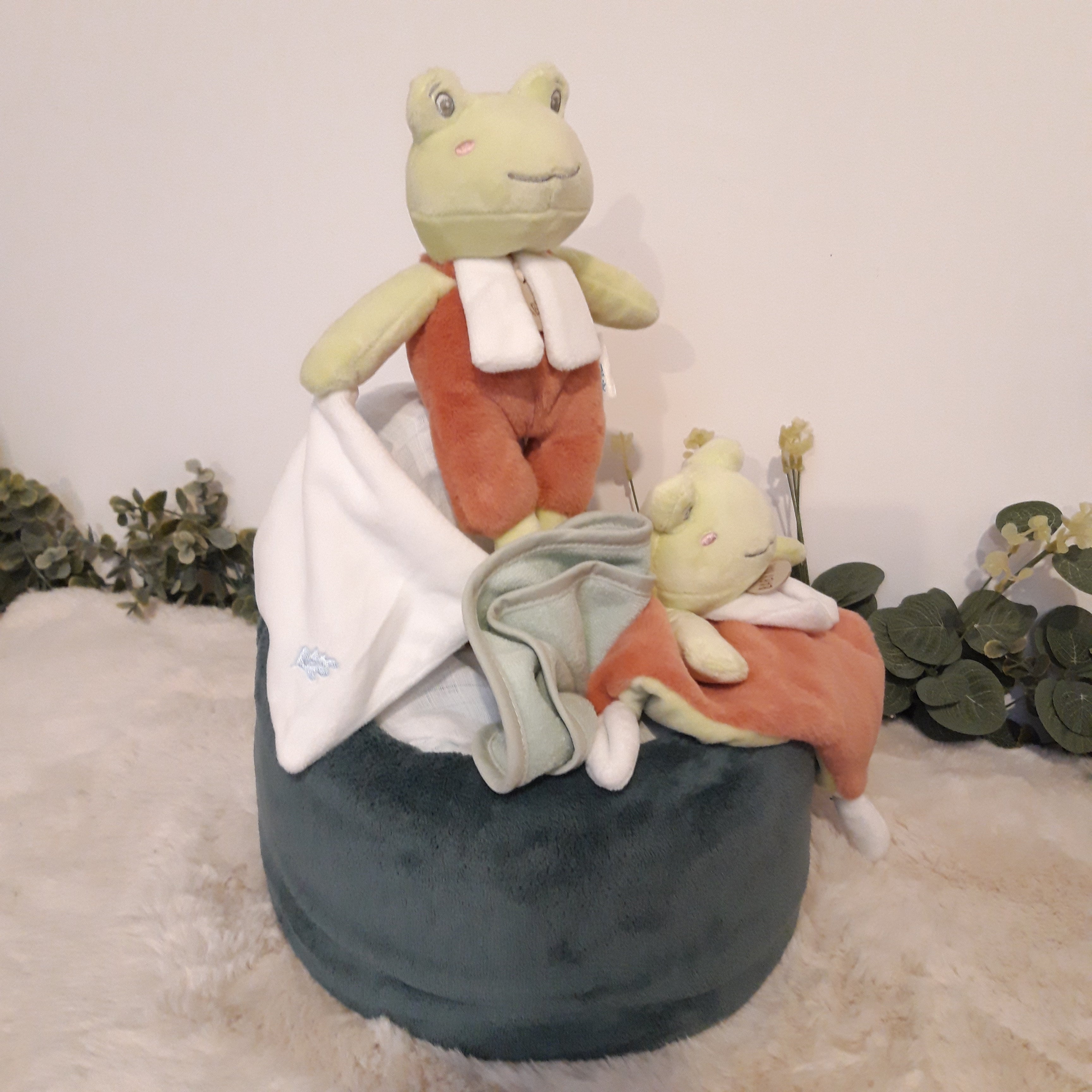 Gâteau de couches - Les grenouilles en folie