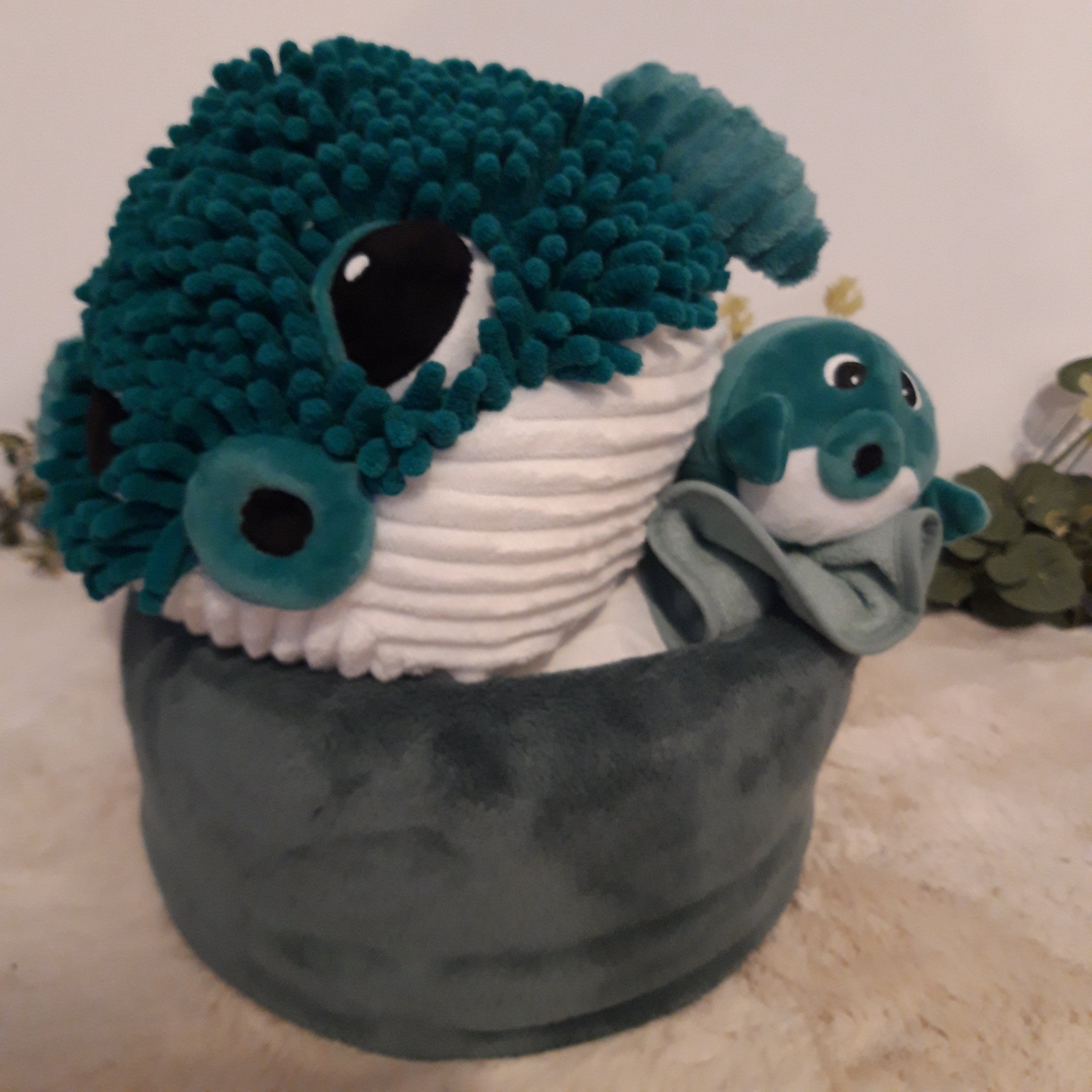 Gâteau de couches - Poisson globe Gobetou