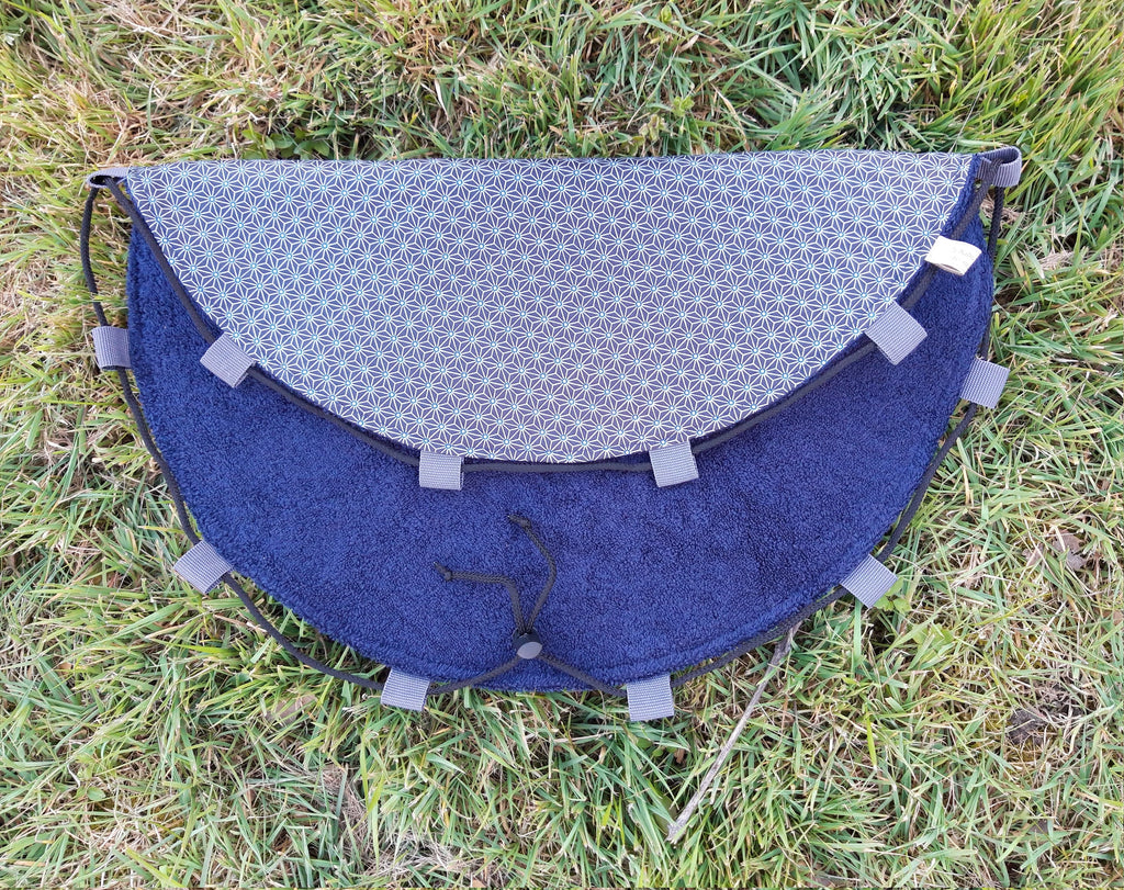 Tapis pieds au sec - Géométrique noir