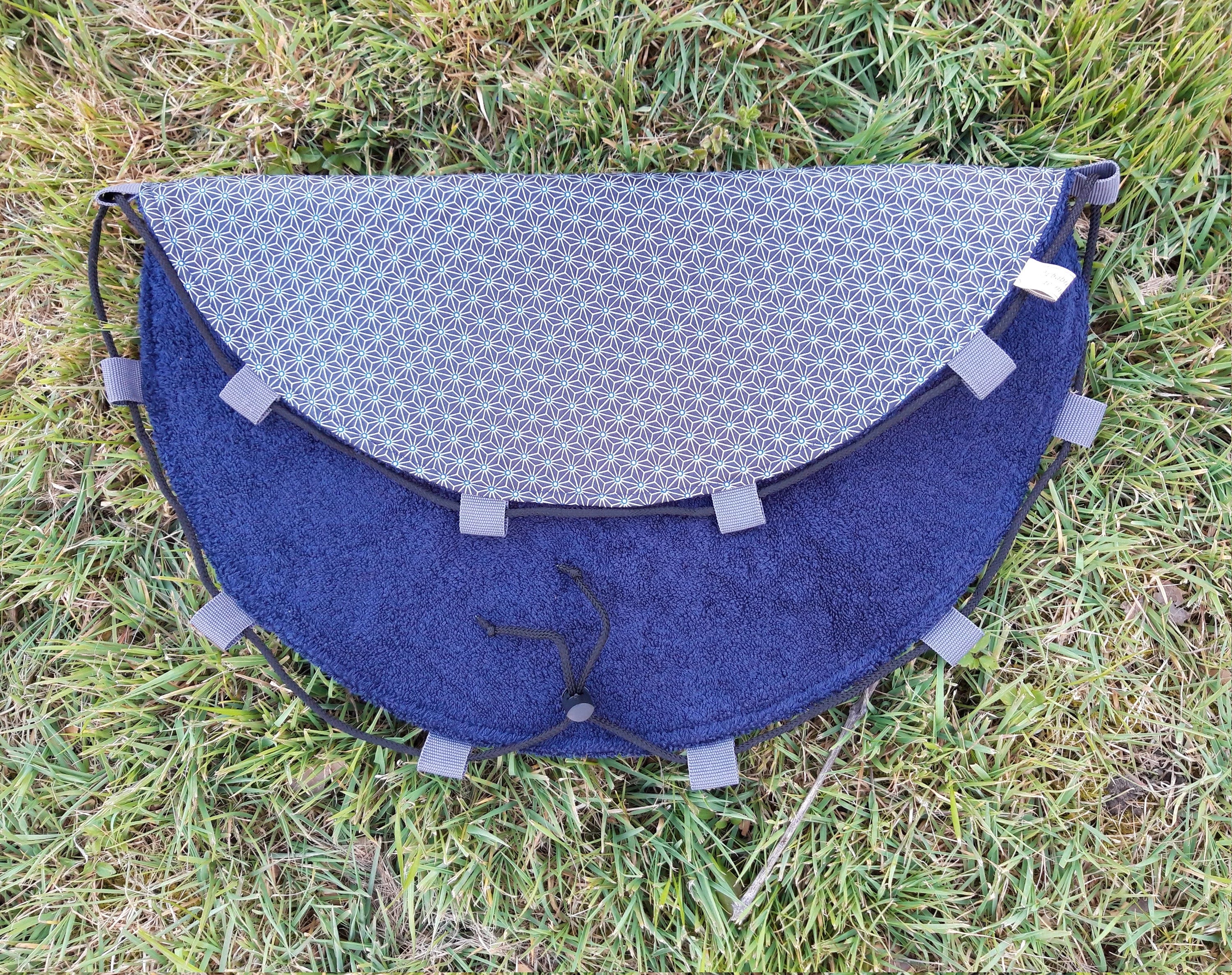 Tapis pieds au sec - Géométrique noir