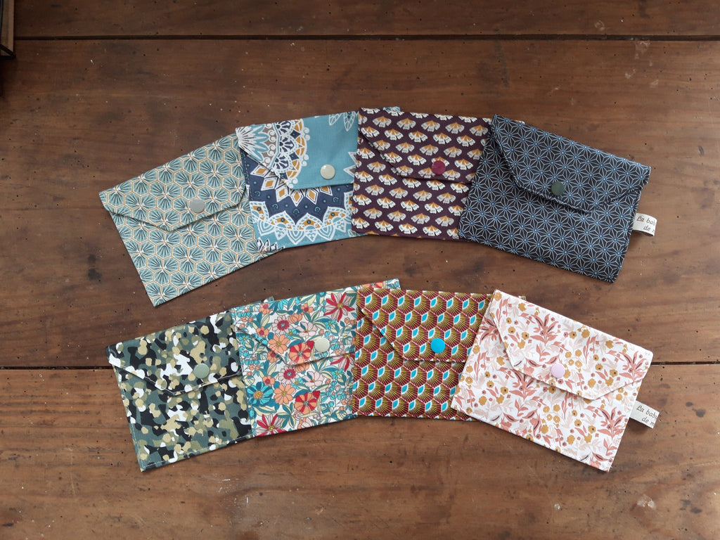 Petite pochette enduite - Violette