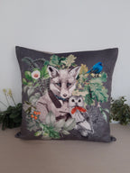 Housse de coussin renard