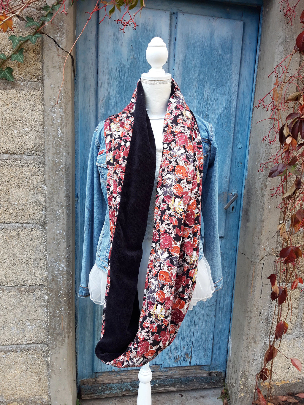 Double tour de cou - Snood adulte en polaire et polyester