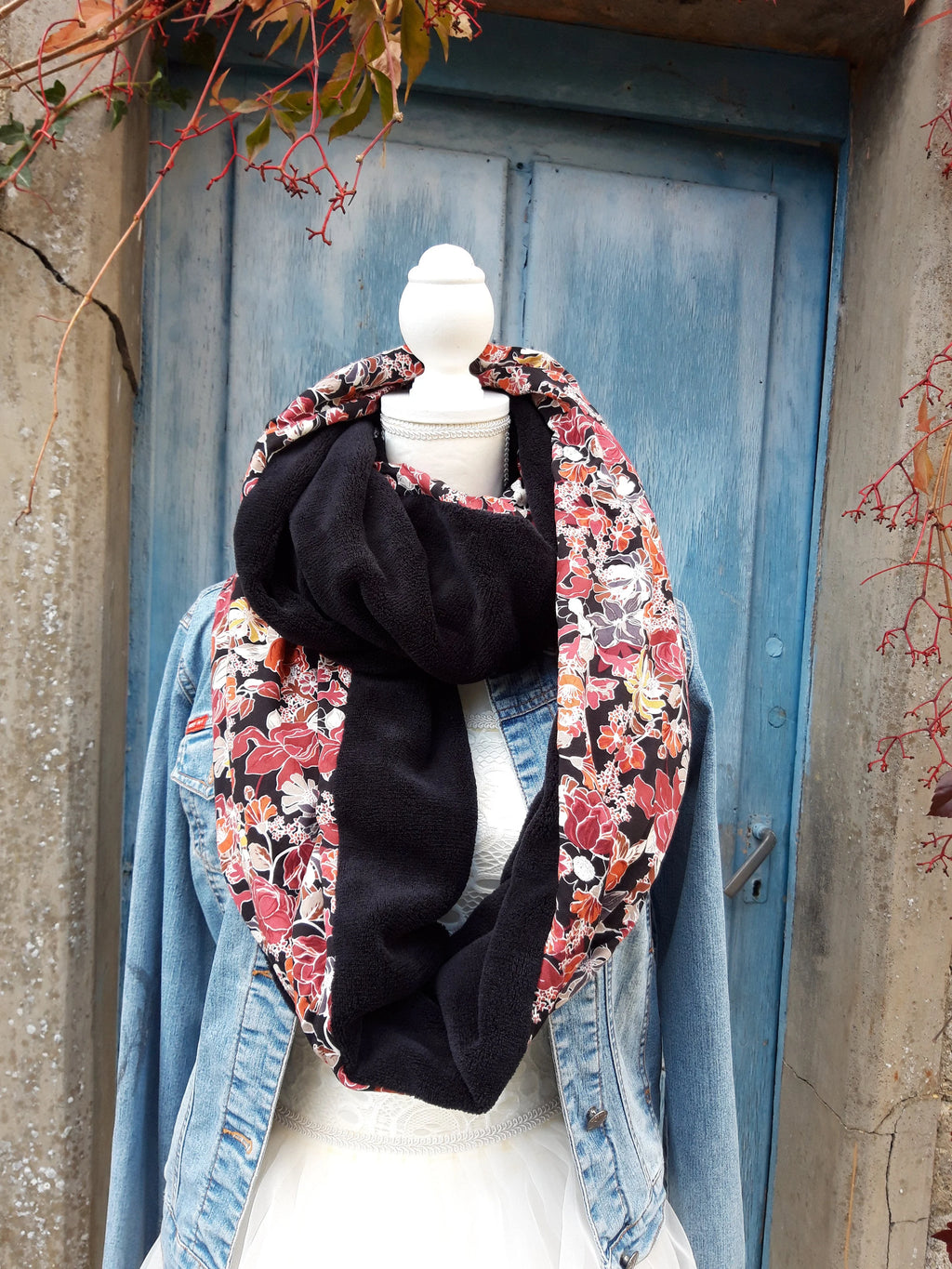 Double tour de cou - Snood adulte en polaire et polyester