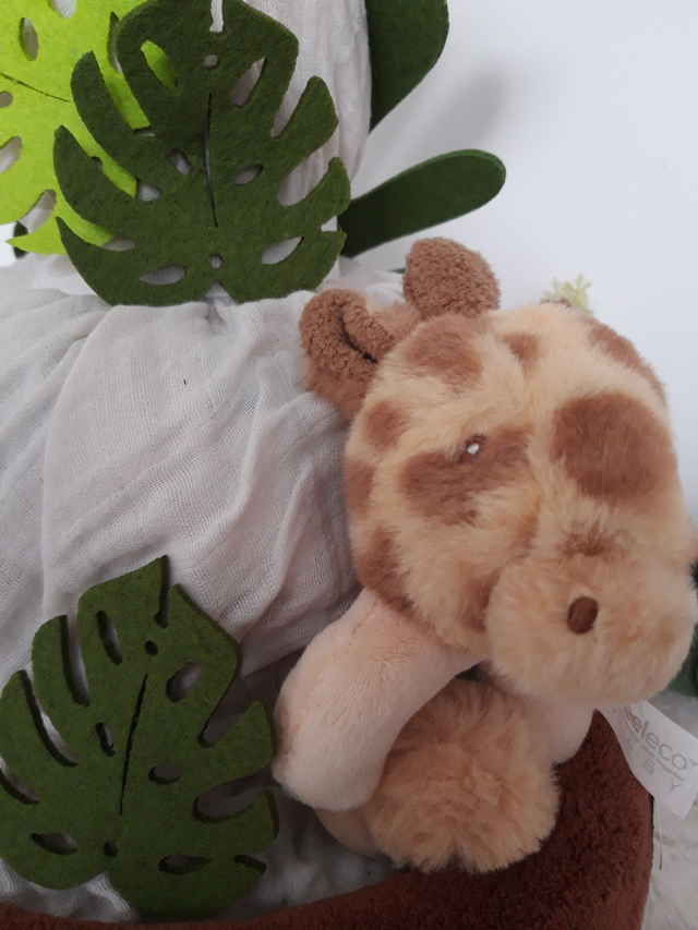 Gâteau de couches - Mon amie la girafe