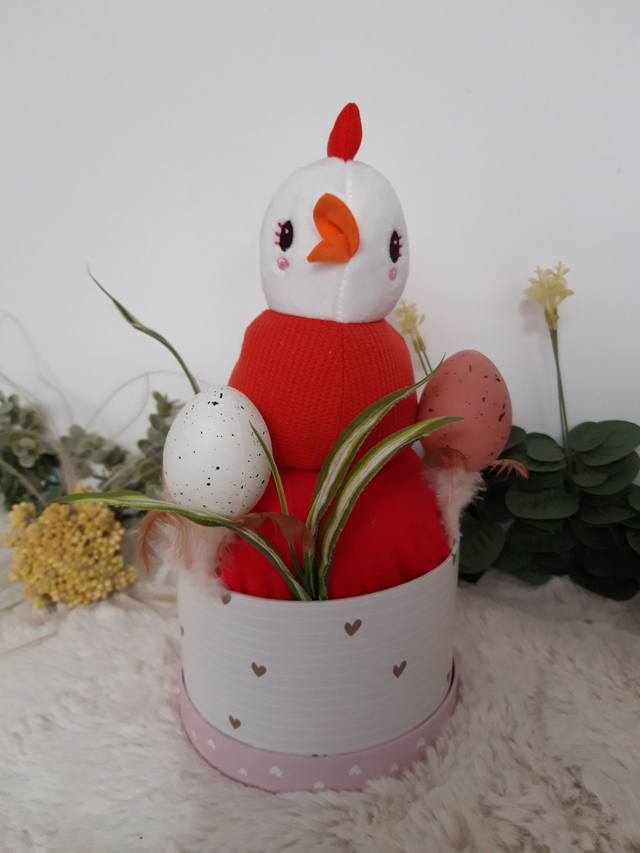 Gâteau de couches - Mini gâteau poule culbuto Paulette