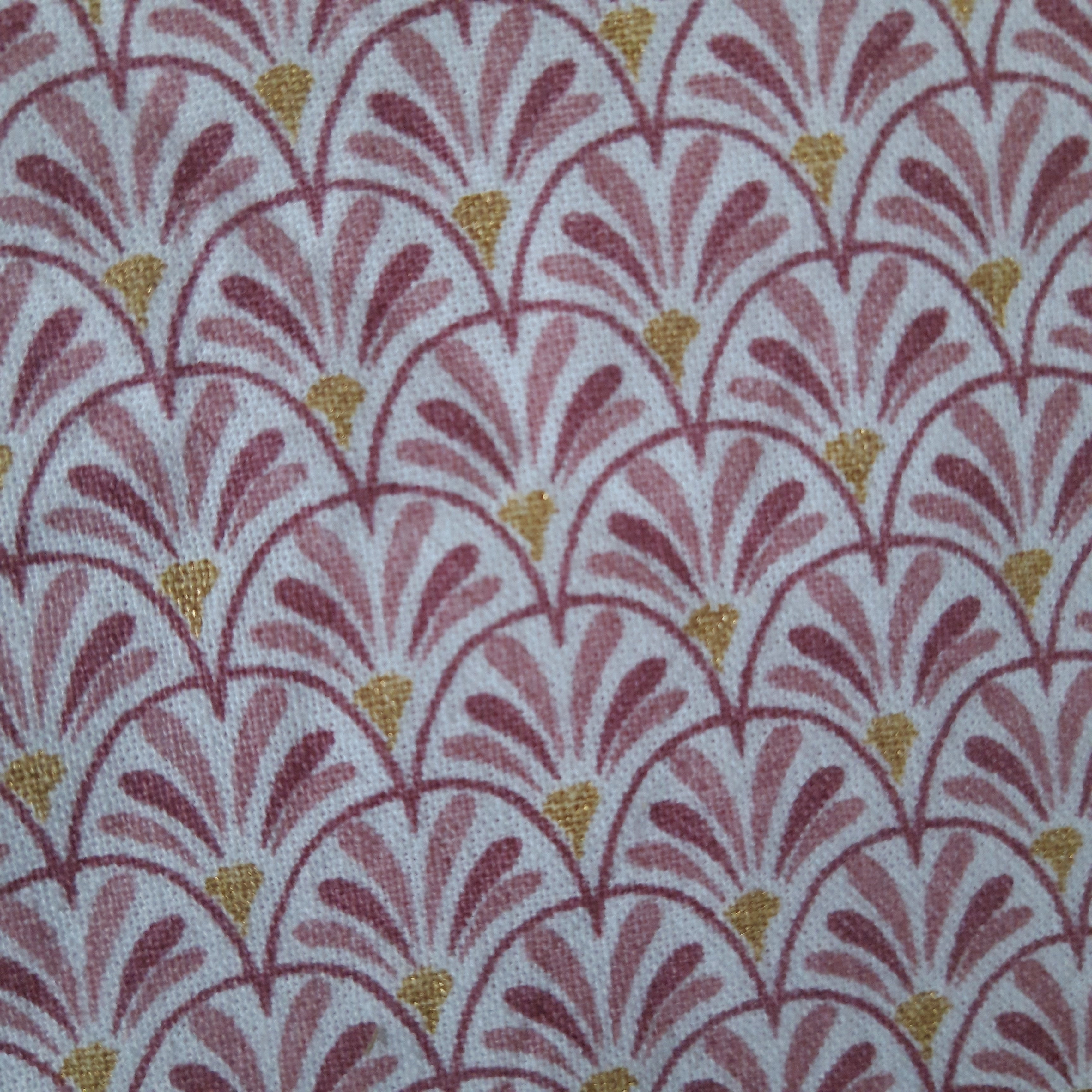 Lot de 5 lingettes rose éventail