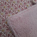 Lot de 5 lingettes rose éventail