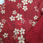 Lot de 5 lingettes rouge et or