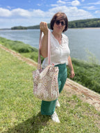 Sac fourre-tout pour les courses velours