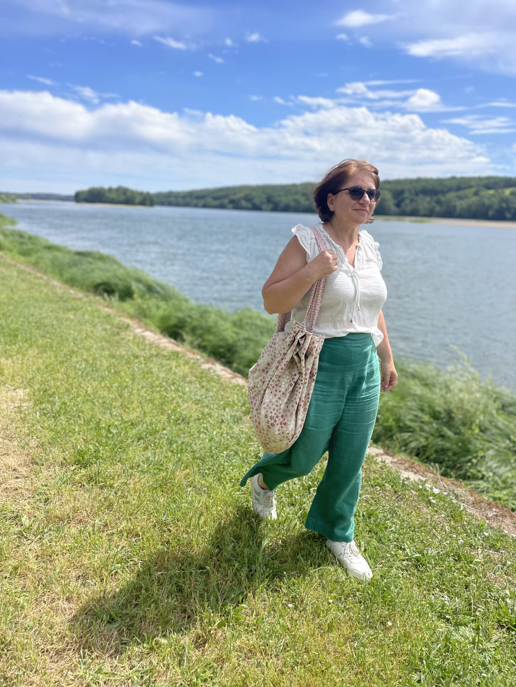 Sac fourre-tout pour les courses velours