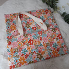 Sac à tarte en tissu enduit - Fleurs colorées